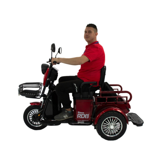 Tricicleta electrica RDB Sinoe fara permis, 500W, 2022, 25 km/h