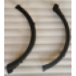 Mască protecţie aripa spate A-Klass