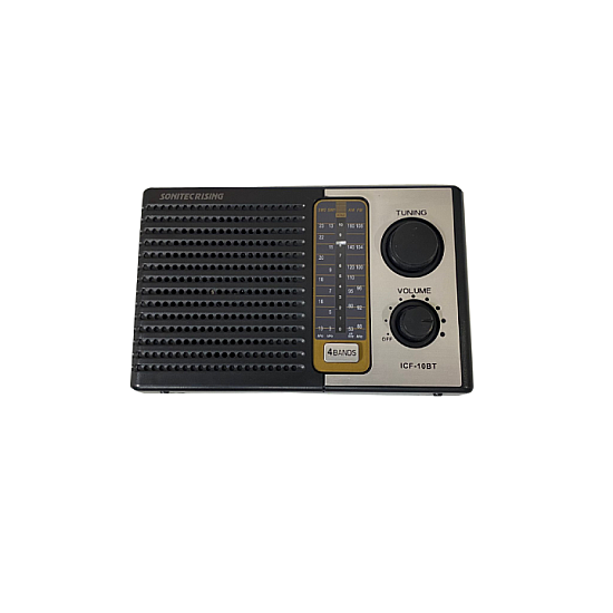 Boxa portabila RDB ICF-10BT, functii multiple, radio FM/AM/SW, bluetooth, stereo, Negru