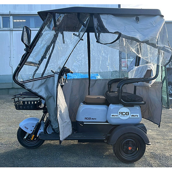Triciclu Electric RDB MINI cu cabina, fara permis, 2000W, 25km/h Triciclu Electric RDB MINI cu cabina, fara permis, 2000W, 25km/h